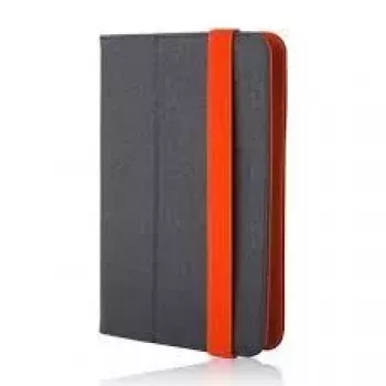 GreenGo Funda Protectora Universal Orbi 7-8 Negra - Naranja para Tablets