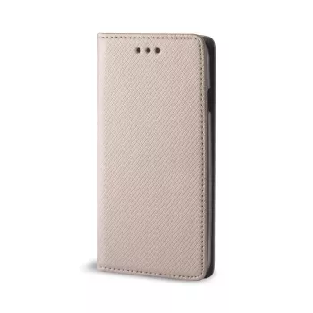 GreenGo Funda Tipo Flip Smart Magnet Dorada para LG Magna/G4c