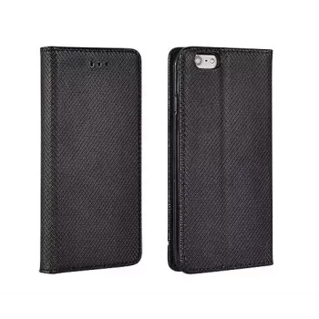 GreenGo LG K10 K430 Funda Tipo Cartera Smart Magnet Negra