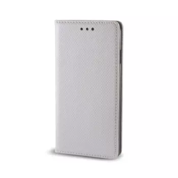 GreenGo LG K8 K350N Funda Tipo Cartera Smart Magnet Plateada
