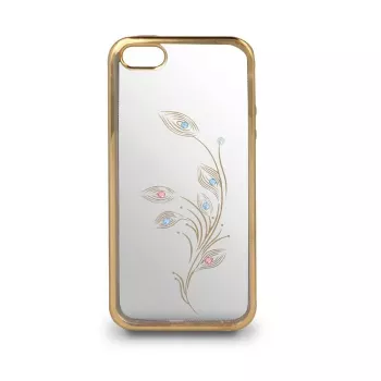 Beeyo Huawei Y3 II Funda trasera TPU Flower dorada