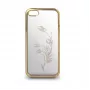 Beeyo Huawei Y3 II Funda trasera TPU Flower dorada