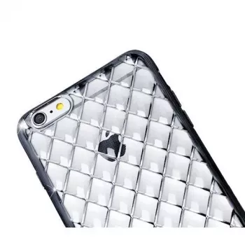 GreenGo Apple iPhone 7 Plus Funda Grid plateada