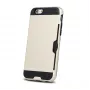 iLike Apple iPhone 7/8 Funda Defender con tarjetero dorada