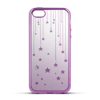 Beeyo Samsung Galaxy A3 (2017) A320 Funda trasera TPU Stars - transparente con estrellas