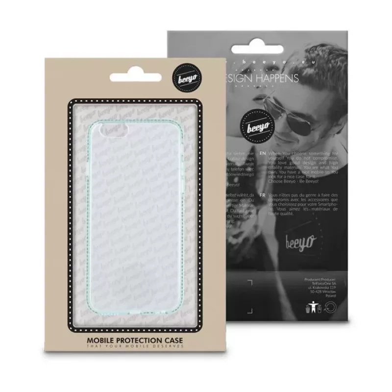 Beeyo Huawei P8 Lite Funda trasera Diamond Frame verde
