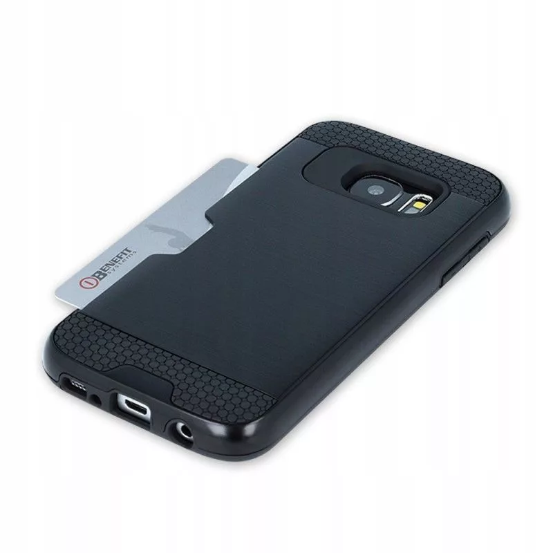 GreenGo Funda Defender Card para Samsung Galaxy S8 negra