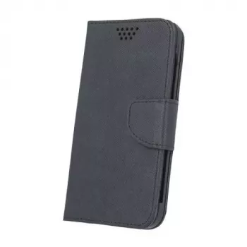GreenGo Funda de silicona Smart Fancy universal 5.0 negra