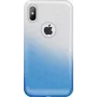 GreenGo Funda 3 en 1 Gradient Glitter para Apple iPhone X/Xs Azul