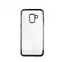 iLike Funda TPU blanda con efecto espejo para Apple iPhone X / XS Negra
