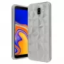 GreenGo Funda Geometric para Samsung Galaxy J6 Plus 2018 gris