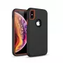 GreenGo Funda Defender Solid 3 en 1 para Apple iPhone XR negra