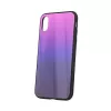 iLike Funda de cristal Aurora para Apple iPhone XR rosa-negro