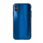 iLike Funda de cristal Aurora para Apple iPhone 7 Plus / iPhone 8 Plus azul oscuro