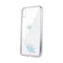 iLike Funda Lotus para Apple iPhone X / iPhone XS plateada