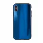 GreenGo Funda TPU de cristal Aurora para Huawei P30 azul oscuro