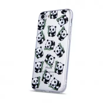 iLike Apple iPhone X / iPhone XS Funda trasera Ultra Trendy Panda