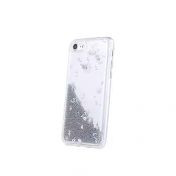 iLike Apple iPhone 11 Pro funda TPU Liquid Letters plateada