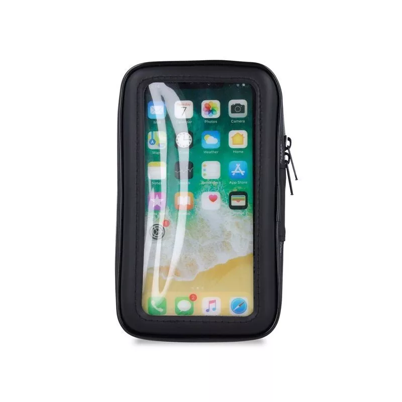 Maxlife Soporte para bicicleta XL negro - Soporte universal para smartphone para manillar de bicicleta