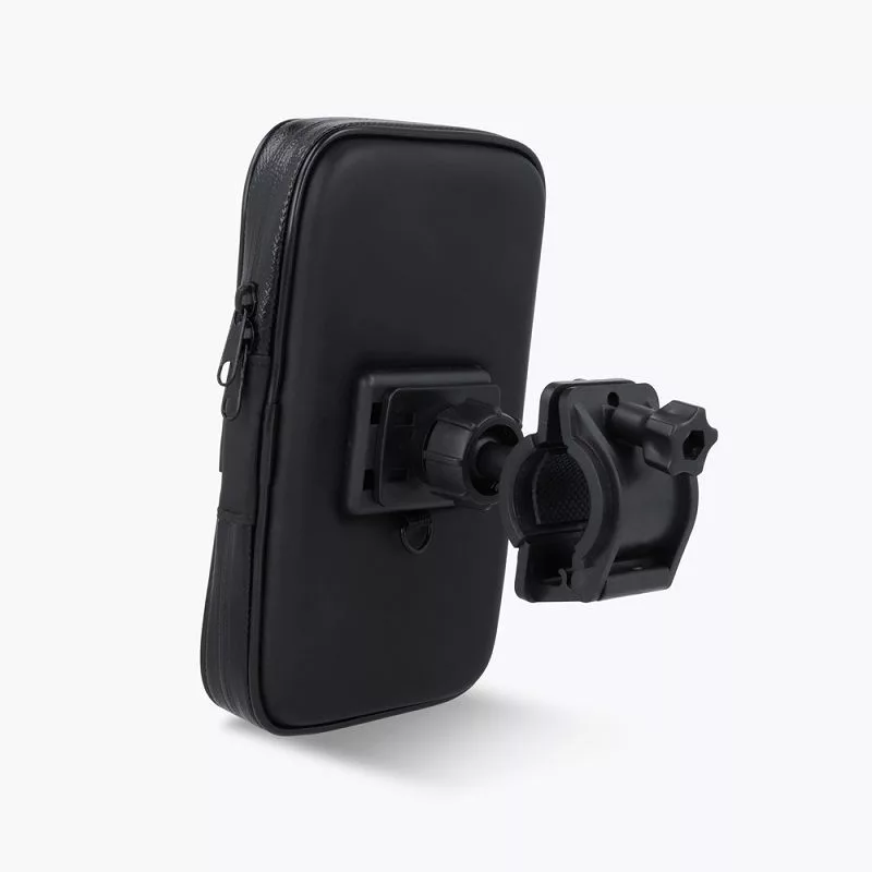 Maxlife Soporte para bicicleta XL negro - Soporte universal para smartphone para manillar de bicicleta