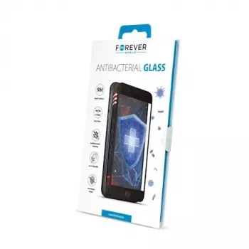 Forever Apple iPhone XR/11 Cristal templado antibacteriano protector de pantalla negro