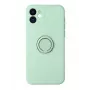 iLike Funda con anillo para dedo para Apple iPhone 11 verde claro