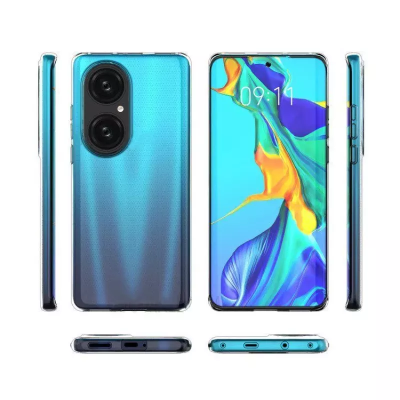 iLike Funda slim de 1 mm para Huawei P50 transparente