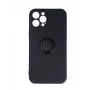 iLike Funda con anillo para dedo para Samsung Galaxy A13 5G / A04S negra