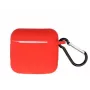 iLike Funda para Apple AirPods 3 con gancho roja