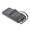 Setty Batería solar portátil SLR-100 10000 mAh negra