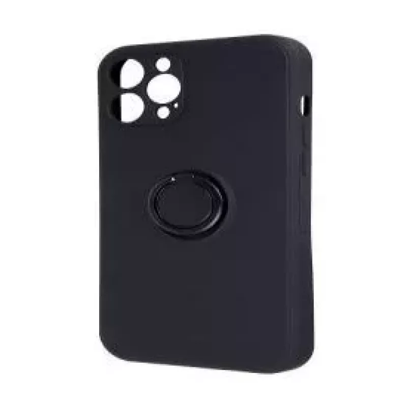 iLike Funda con anillo de dedo para Samsung Galaxy A53 5G negra