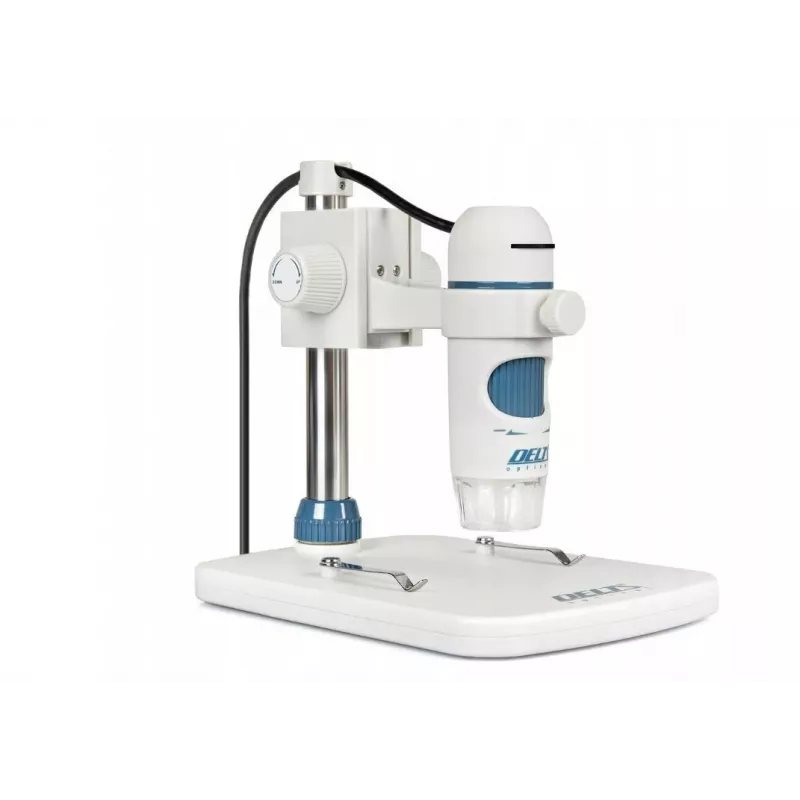 Delta Optical Smart 5MP Pro Microscopio digital 20-300x USB 2.0 con soporte metálico