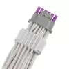 Cable de alimentación para GPU ASUS ROG EQUALIZER White Edition - 16 pines 12VHPWR a 3x8 pines PCIe - 700mm blanco