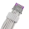 Cable de alimentación para GPU ASUS ROG EQUALIZER White Edition - 16 pines 12VHPWR a 3x8 pines PCIe - 700mm blanco