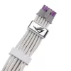 Cable de alimentación para GPU ASUS ROG EQUALIZER White Edition - 16 pines 12VHPWR a 3x8 pines PCIe - 700mm blanco