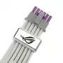 Cable de alimentación para GPU ASUS ROG EQUALIZER White Edition - 16 pines 12VHPWR a 3x8 pines PCIe - 700mm blanco