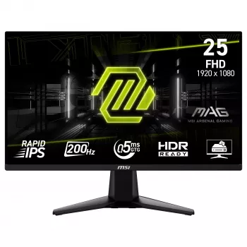MSI Mag 255F E20 Monitor gaming 24,5 inch Full HD Rapid IPS 200Hz