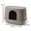 SAVIC Moona Arenero para gatos Gris 57x39x39 cm