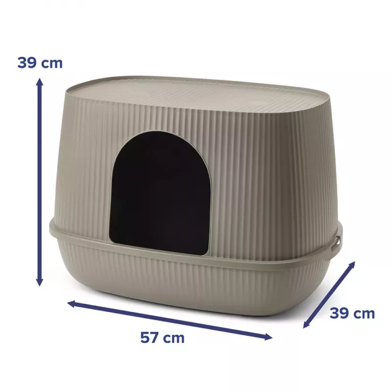 SAVIC Moona Arenero para gatos Gris 57x39x39 cm