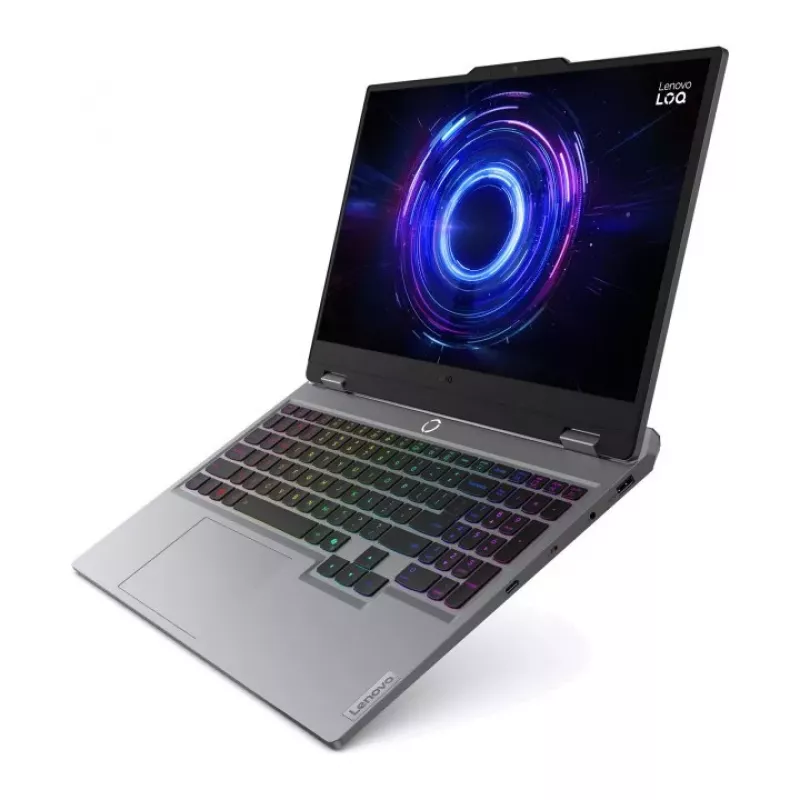 Lenovo LOQ 15IRX10 portátil gaming, i5-13450HX, 15,6" FHD IPS 144Hz, 16 GB DDR5, 512 GB SSD, GeForce RTX 5060 8GB, sin sistema operativo, Luna Grey + Lenovo Legion M300s ratón gaming RGB