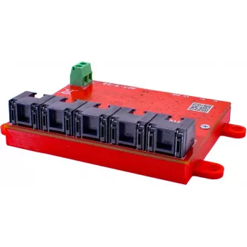 ATTE APT-5-50 Switch/extensor PoE+ de 5 puertos, 4x PoE (30W/puerto), presupuesto 50W, 10/100 Mbps, modo extendido 250m