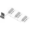 CAMSAT CDS-6IP 3PoE Switch/extensor PoE industrial, 6 puertos, 3x PoE, 10/100 Mbps, carril DIN