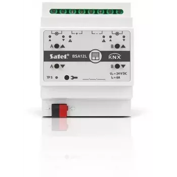 SATEL KNX actuador de persiana/estor 2 canales 24V DC KNX-BSA12L
