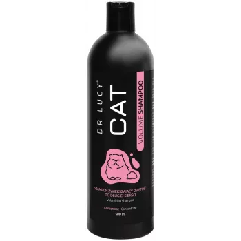DR LUCY CAT VOLUME SHAMPOO 500 ML CONCENTRADO, CHAMPÚ VOLUMINIZADOR PARA GATOS DE PELO LARGO
