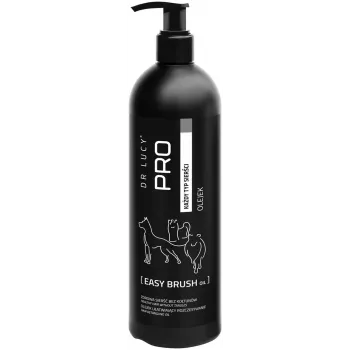 DR LUCY PRO EASY BRUSH OIL 0,5 L - aceite de aclarado desenredante y nutritivo para perros