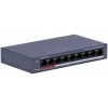 Hikvision DS-3E0109P-E/M(C) switch PoE Fast Ethernet de 9 puertos, 8 puertos PoE, presupuesto 65W, no gestionado