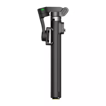 AOCHUAN Smart V3 Estabilizador para smartphone con seguimiento AI, luz de relleno, mando a distancia, trípode, palo selfie, Negro