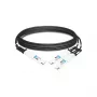 NVIDIA Cable divisor pasivo de cobre IB 200Gb/s QSFP56 a 2x QSFP56 3m