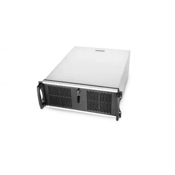 Carcasa de servidor rack 4U Chenbro RM41300-F2-USB3 - E-ATX, negro/gris, sin fuente de alimentación