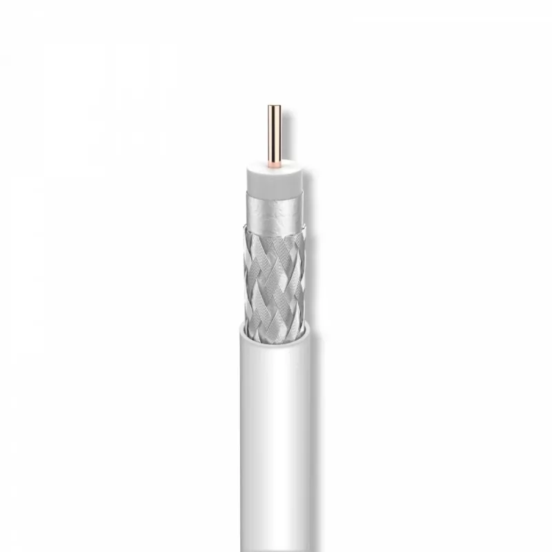 Cable coaxial Televes T-100 PVC Eca clase A - 100 m, blanco